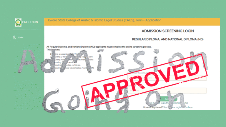 KWACAILS Admission Forms
